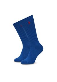 Skarpety wysokie unisex Polo Ralph Lauren. Kolor: niebieski