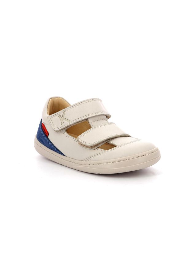 Kickers - Sandały KICKERS KICKGOLDI Biały. Kolor: biały. Materiał: skóra