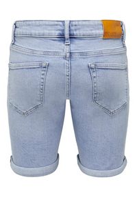 Only & Sons Szorty jeansowe 22025189 Niebieski Regular Fit. Kolor: niebieski. Materiał: bawełna #2