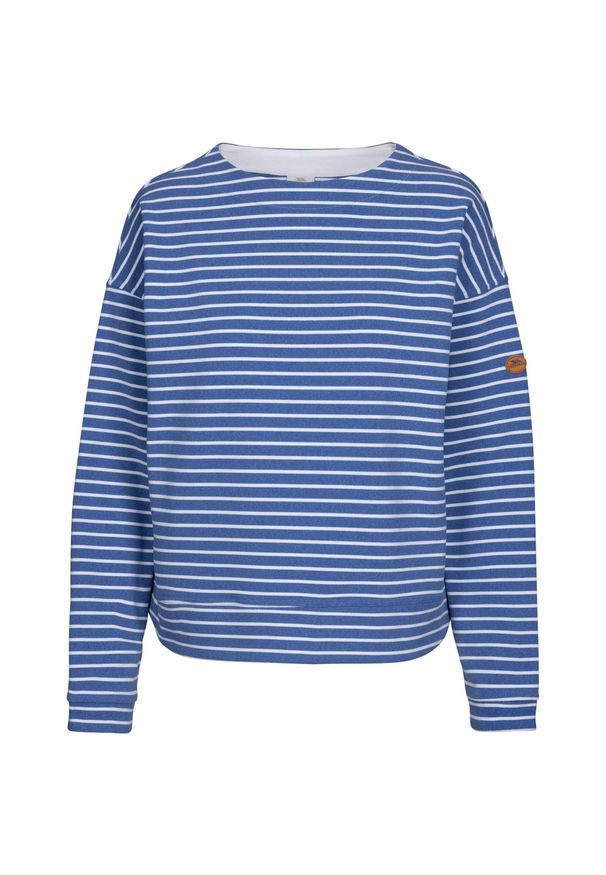 TRESPASS - Koszulka/Bluza Damska Soothing Striped Marl Top. Kolor: niebieski