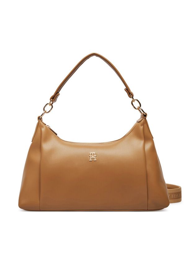 TOMMY HILFIGER - Torebka Tommy Hilfiger. Kolor: brązowy