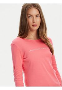 United Colors of Benetton - United Colors Of Benetton Bluzka 3GA2E16G0 Różowy Regular Fit. Kolor: różowy. Materiał: bawełna #3