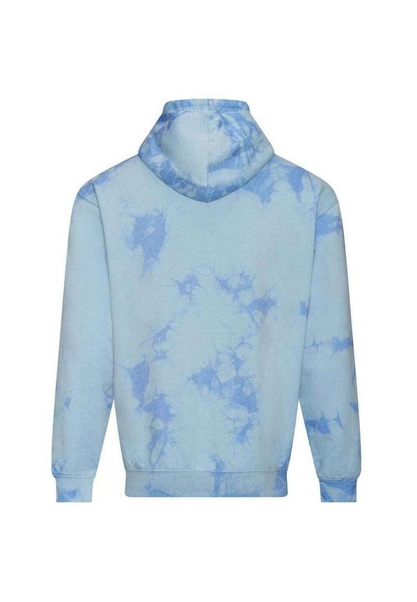 AWDIS - Bluza Z Kapturem Unisex Adult Tie Dye. Typ kołnierza: kaptur. Kolor: niebieski, turkusowy, wielokolorowy