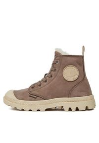 Palladium Trapery Pampa Hi Zip Wl 95982-212-M Brązowy. Kolor: brązowy. Materiał: skóra #3