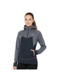 Bluza trekkingowa damska Salewa Puez Hybrid. Kolor: szary, niebieski, wielokolorowy. Materiał: poliester. Sezon: zima. Sport: narciarstwo #1