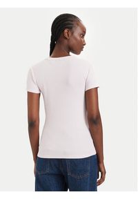 Hugo - HUGO T-Shirt Easy 50523924 Różowy Slim Fit. Kolor: różowy. Materiał: bawełna #3