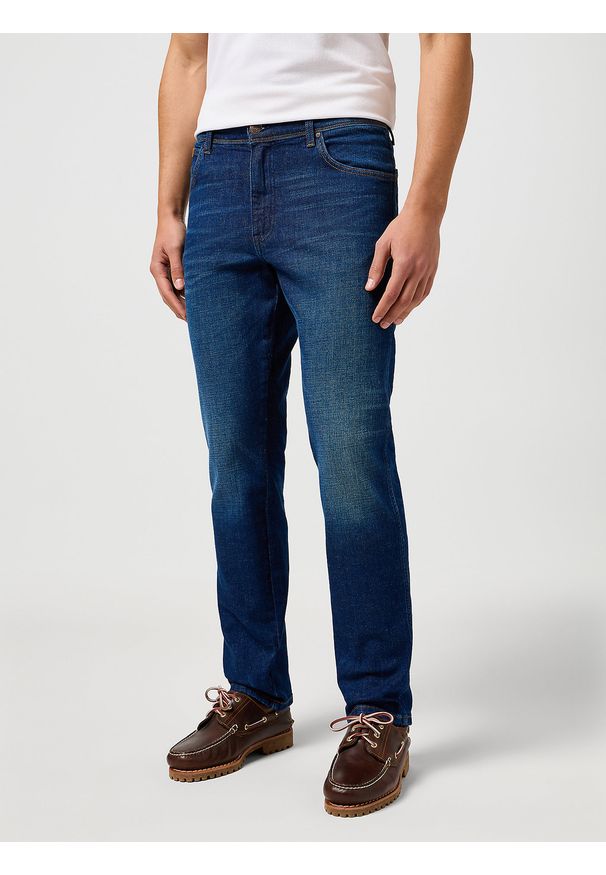 Wrangler - WRANGLER MĘSKIE SPODNIE JEANSOWE WRANGLER TEXAS SLIM BLUE ABYSS 112362495