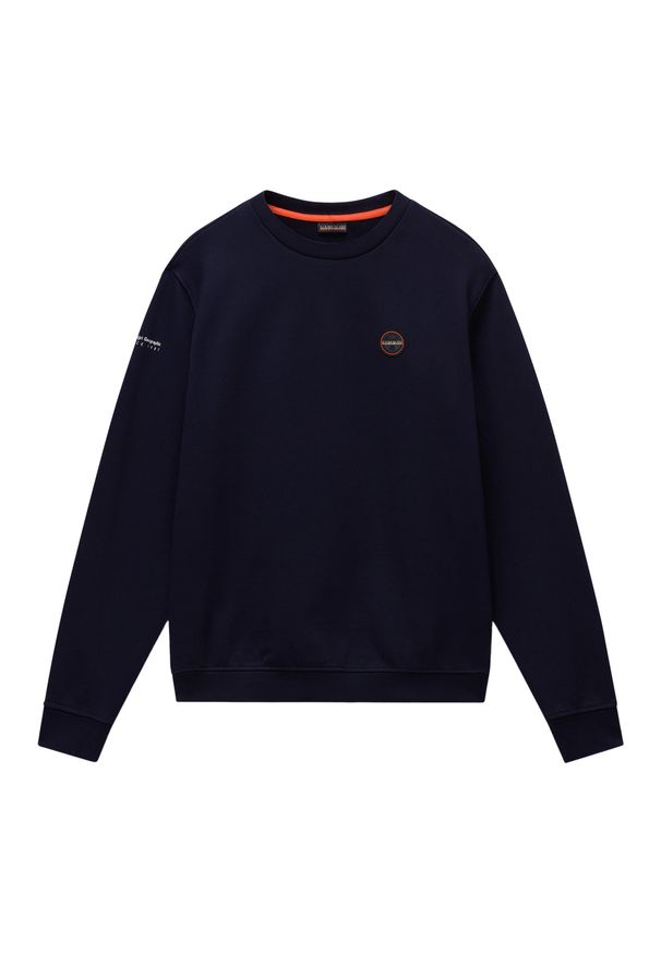 Bluza męska Napapijri B-Badge C Sum. Kolor: niebieski