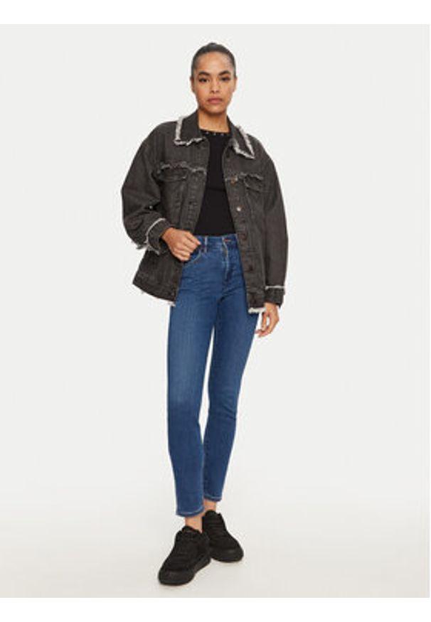 Wrangler Jeansy 112355898 Niebieski Skinny Fit. Kolor: niebieski