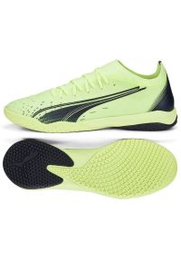 Buty piłkarskie Puma Ultra Match It M 106904 01 żółte. Zapięcie: sznurówki. Kolor: żółty. Materiał: syntetyk, guma. Sport: piłka nożna