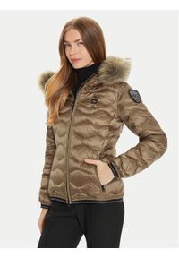 Blauer Kurtka puchowa 24WBLDC03048 Brązowy Regular Fit. Kolor: brązowy. Materiał: syntetyk