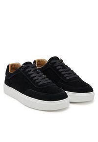 Calvin Klein Sneakersy Clean Cup Low Laceup Oxf Su HM0HM01880 Czarny. Kolor: czarny. Materiał: skóra