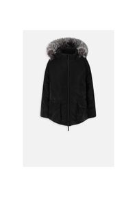 Kurtka zimowa turystyczna dziewczęca Lemon Explore ZL3 czarna. Typ kołnierza: kołnierzyk stójkowy. Kolor: czarny. Materiał: poliester. Sezon: zima. Sport: turystyka piesza #1