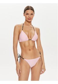 Hugo Góra od bikini 50492409 Różowy. Kolor: różowy. Materiał: syntetyk