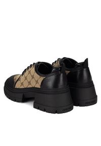 Nine West Oxfordy WFA3033-3 Beżowy. Kolor: beżowy. Materiał: materiał #7