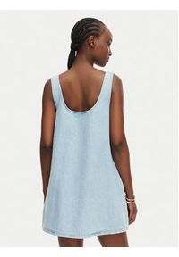 Roxy Sukienka jeansowa Beach Flow ERJDD03007 Niebieski Regular Fit. Kolor: niebieski. Materiał: bawełna #5