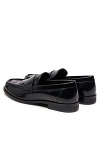 Calvin Klein Loafersy City Sleek HW0HW02306 Czarny. Kolor: czarny. Materiał: skóra