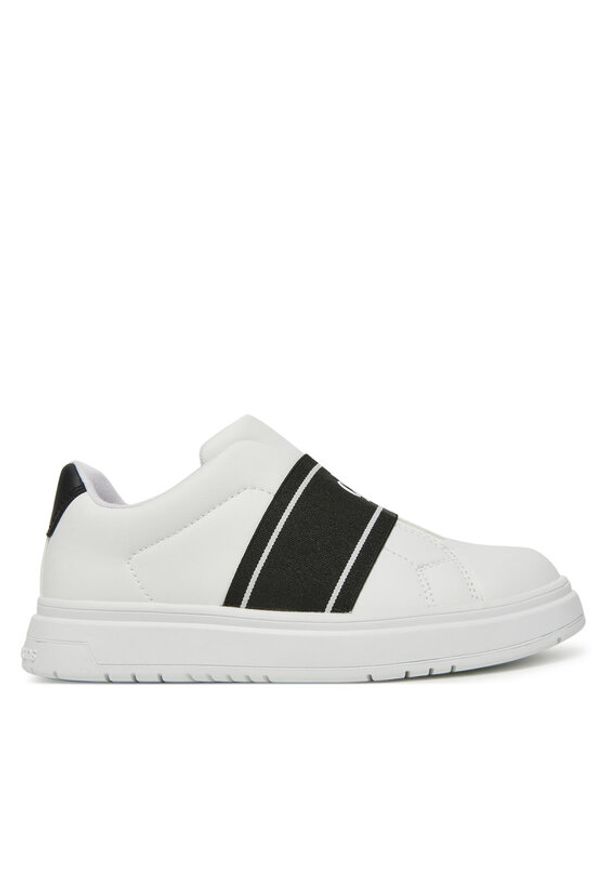 Calvin Klein Jeans Sneakersy V3X9-82087-1355X002 Biały. Kolor: biały. Materiał: skóra