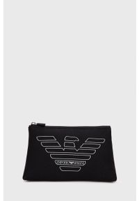 Emporio Armani Underwear kosmetyczka kolor czarny. Kolor: czarny
