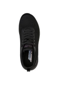 skechers - Buty Skechers Bobs Squad Chaos-Face Off, Kobiety. Kolor: czarny. Materiał: guma, materiał, tkanina, syntetyk