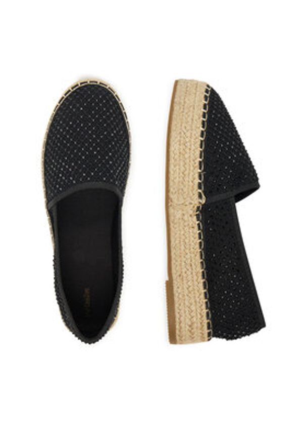 DeeZee Espadryle 3H39248-1 Czarny. Kolor: czarny. Materiał: materiał
