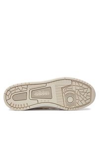 Adidas - adidas Sneakersy Rapid Court Low JP5252 Beżowy. Kolor: beżowy. Materiał: skóra