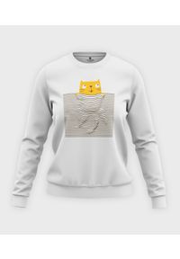 MegaKoszulki - Bluza klasyczna damska YellowCat. Materiał: bawełna. Długość: długie. Wzór: nadruk. Styl: klasyczny #1