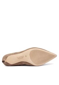 Lauren Ralph Lauren - LAUREN RALPH LAUREN Botki McKay 802967779008 Beżowy. Kolor: beżowy. Materiał: zamsz, skóra #2
