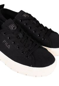 Fila Sneakersy "Potenza" | FFW0289 | Kobieta | Czarny. Nosek buta: okrągły. Kolor: czarny. Materiał: tkanina. Obcas: na platformie #5