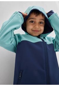 bonprix - Hydrofobowa kurtka softshellowa z ocieplaniem. Kolor: niebieski #3