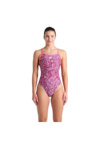 Strój Kąpielowy Arena Pink Dahlia Swimsuit Lace. Kolor: różowy