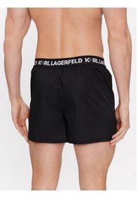 Karl Lagerfeld - KARL LAGERFELD Komplet 3 par bokserek Ikonik 2.0 Woven Boxer (X3) 236M2102 Czarny. Kolor: czarny. Materiał: bawełna #4
