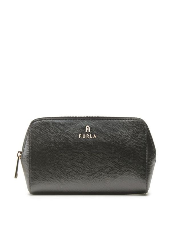 Furla Kosmetyczka Camelia WE00449-ARE000-O6000-1-007-20-CN-E Czarny. Kolor: czarny. Materiał: skóra