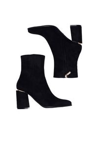 Nine West Botki WFA3000-1 Czarny. Kolor: czarny. Materiał: materiał #4