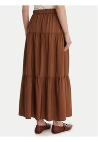 Marella Spódnica maxi Ciocca 2613101084 Brązowy Regular Fit. Kolor: brązowy. Materiał: wiskoza #4