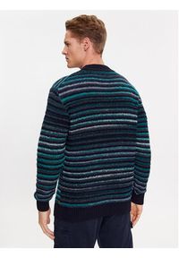 BOSS - Boss Sweter Arluti 50501754 Granatowy Regular Fit. Kolor: niebieski. Materiał: bawełna