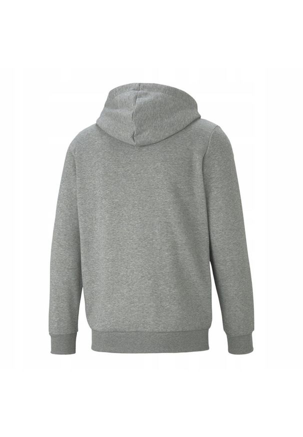 Puma - Męska Bluza Z Suwakiem Z Logo ESS. Kolor: szary