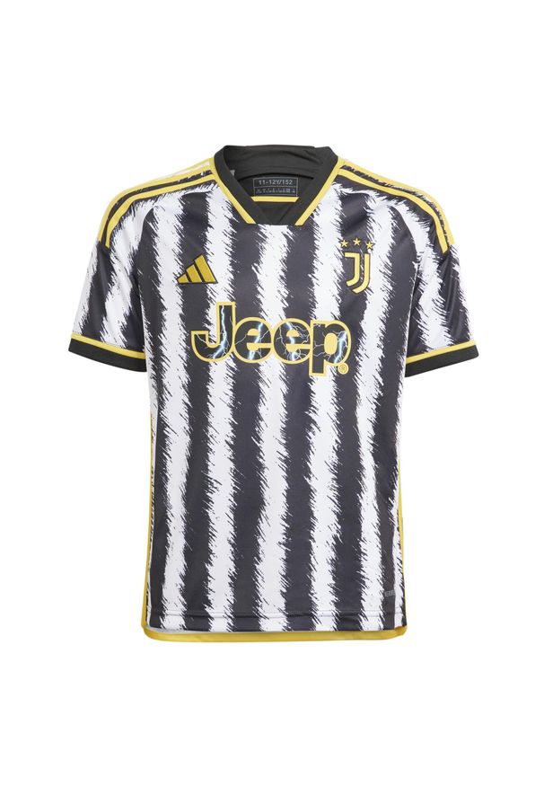 Adidas - Koszulka do piłki nożnej dla dzieci ADIDAS Juventus Turyn domowa sezon 2023/2024. Sport: fitness