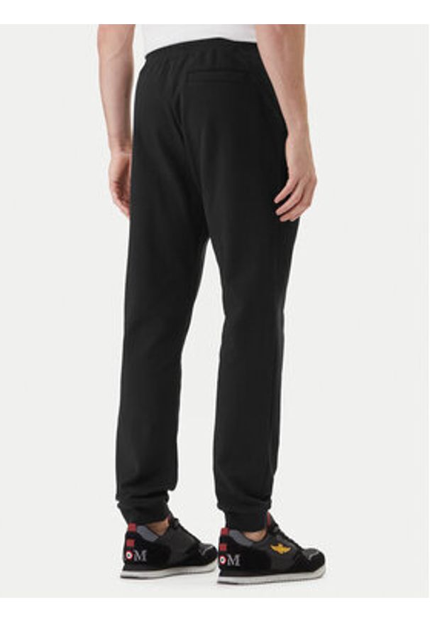 Aeronautica Militare Spodnie dresowe 261PF1008UF00674 Czarny Regular Fit. Kolor: czarny. Materiał: bawełna