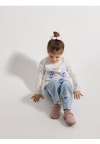 Reserved - Jeansy baggy straight Lilo i Stich - niebieski. Kolor: niebieski. Materiał: jeans #1