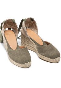 Castañer Espadryle Carina/6/002 21644-414 Zielony. Kolor: zielony. Materiał: materiał #7