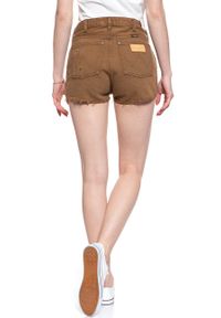 Wrangler - WRANGLER THE SHORT SADDLE BROWN W27XRJ248. Kolor: brązowy #8