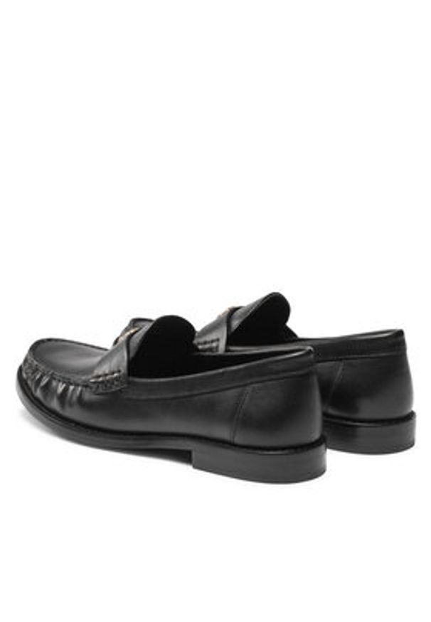Coach Lordsy Jolene Lthr Loafer CK017 Czarny. Kolor: czarny. Materiał: skóra