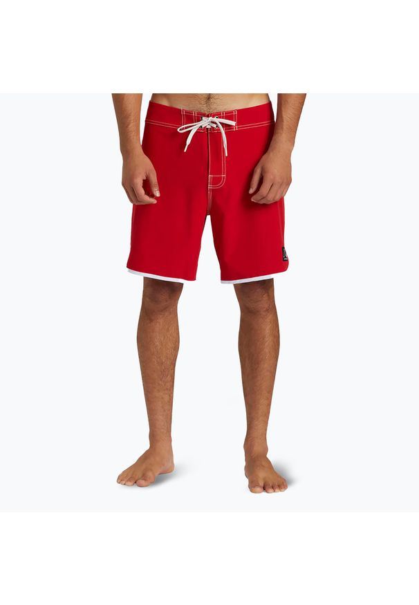 Szorty kąpielowe męskie Quiksilver Original Scallop 18". Kolor: czerwony