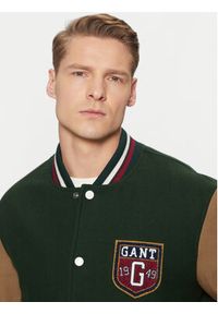 GANT - Gant Kurtka bomber Varsity 7006483 Zielony Regular Fit. Kolor: zielony. Materiał: bawełna #3