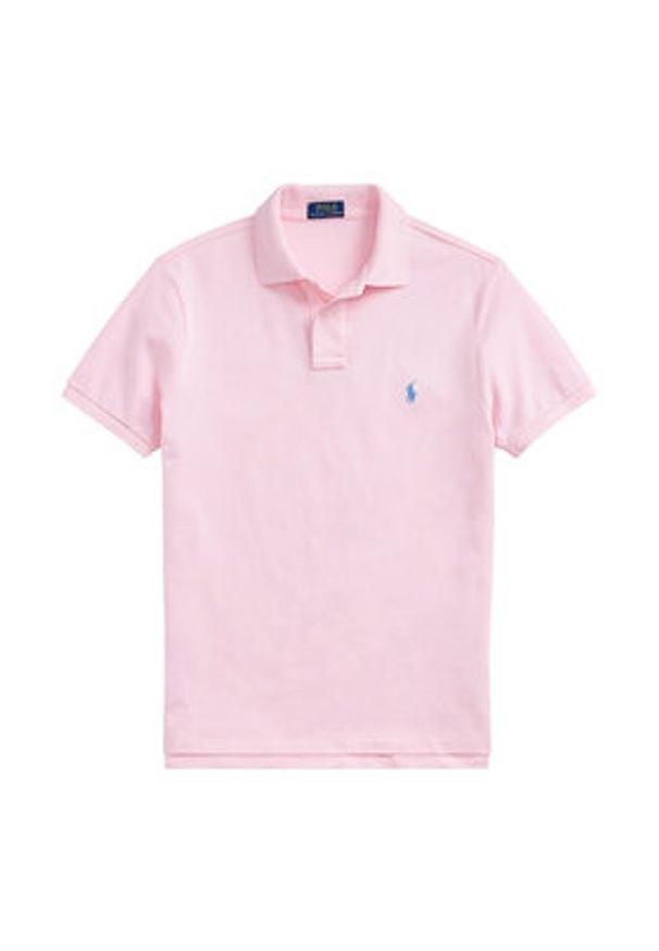 Polo Ralph Lauren Polo Core Replen 710782592 Różowy Custom Slim Fit. Typ kołnierza: polo. Kolor: różowy. Materiał: bawełna