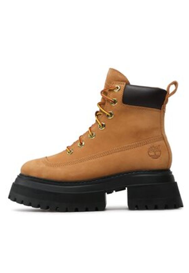 Timberland Trzewiki Sky 6In LaceUp TB0A2KMU2311 Brązowy. Kolor: brązowy. Materiał: skóra, nubuk