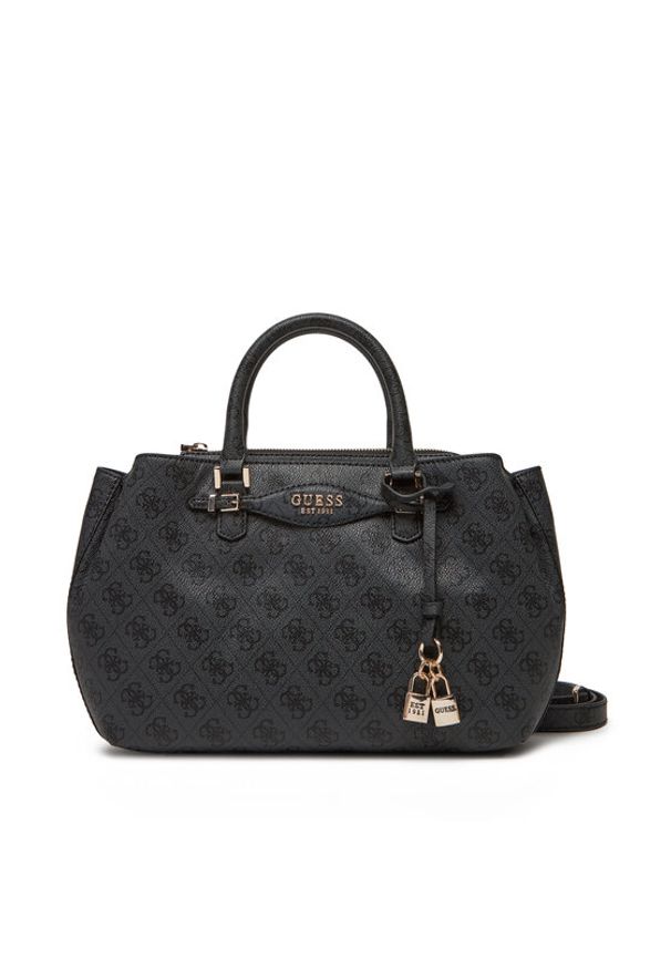 Guess Torebka Katya HWSG96 52060 Szary. Kolor: szary. Materiał: skórzane
