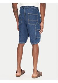 Jack & Jones - Jack&Jones Szorty jeansowe Alex 12273238 Granatowy Baggy Fit. Kolor: niebieski. Materiał: bawełna #4