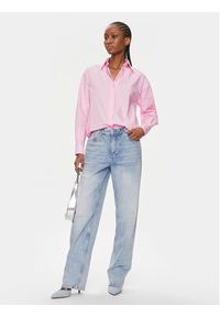 Pinko Koszula Bridport 100233 A19U Różowy Regular Fit. Kolor: różowy. Materiał: bawełna #4
